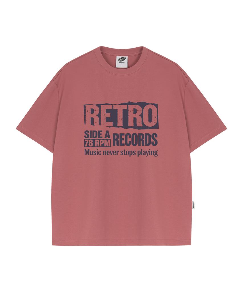 WILDROCK [Set] Wild Graphic Cool Cotton Oversized Short Sleeve T-Shirt Part02_4 Style