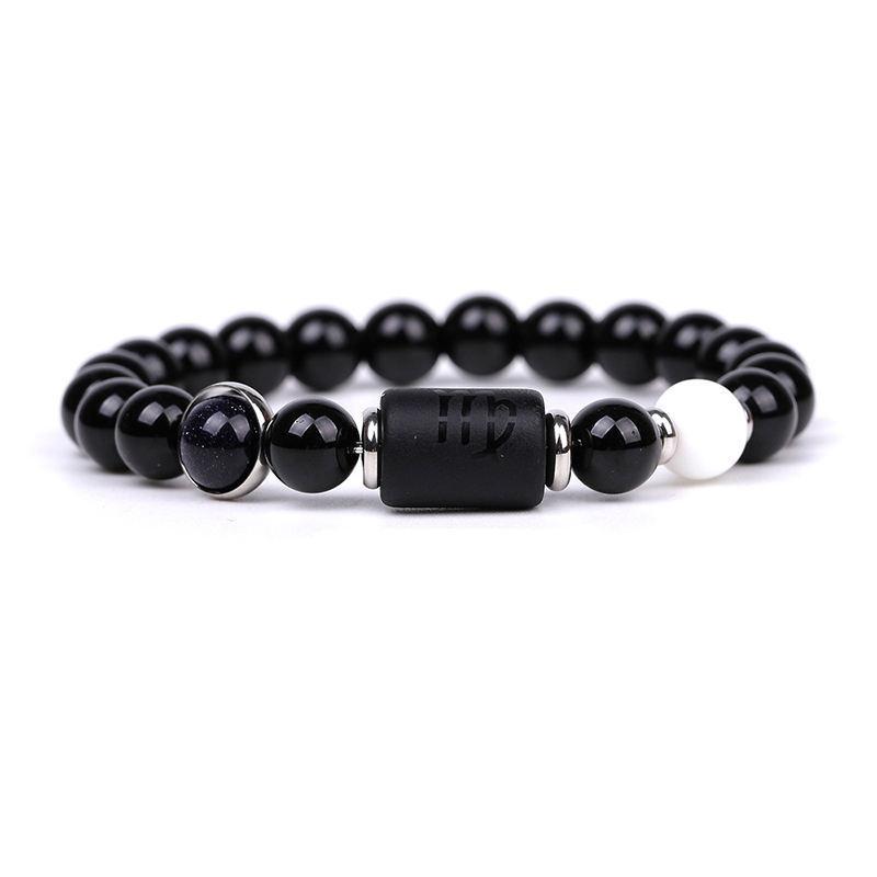 12 знаков зодиака Гороскопы Каменный браслет Эластичный Овен Телец Близнецы Рак Лев Дева Весы Скорпион Рыбы Браслеты из бисера