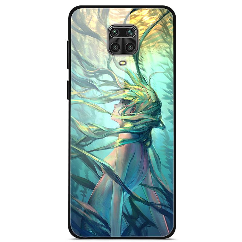 Закаленное Стекло Чехол Для Xiaomi Redmi Note 9S Чехол Мягкий Бампер Жесткий Стеклянный Чехол Для Xiaomi Redmi Note 9 S 9S Pro Max Чехол Для Телефона