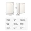 Midea BC-96MR 96L Retro Single Door Refrigerator CN plug (adapter included)