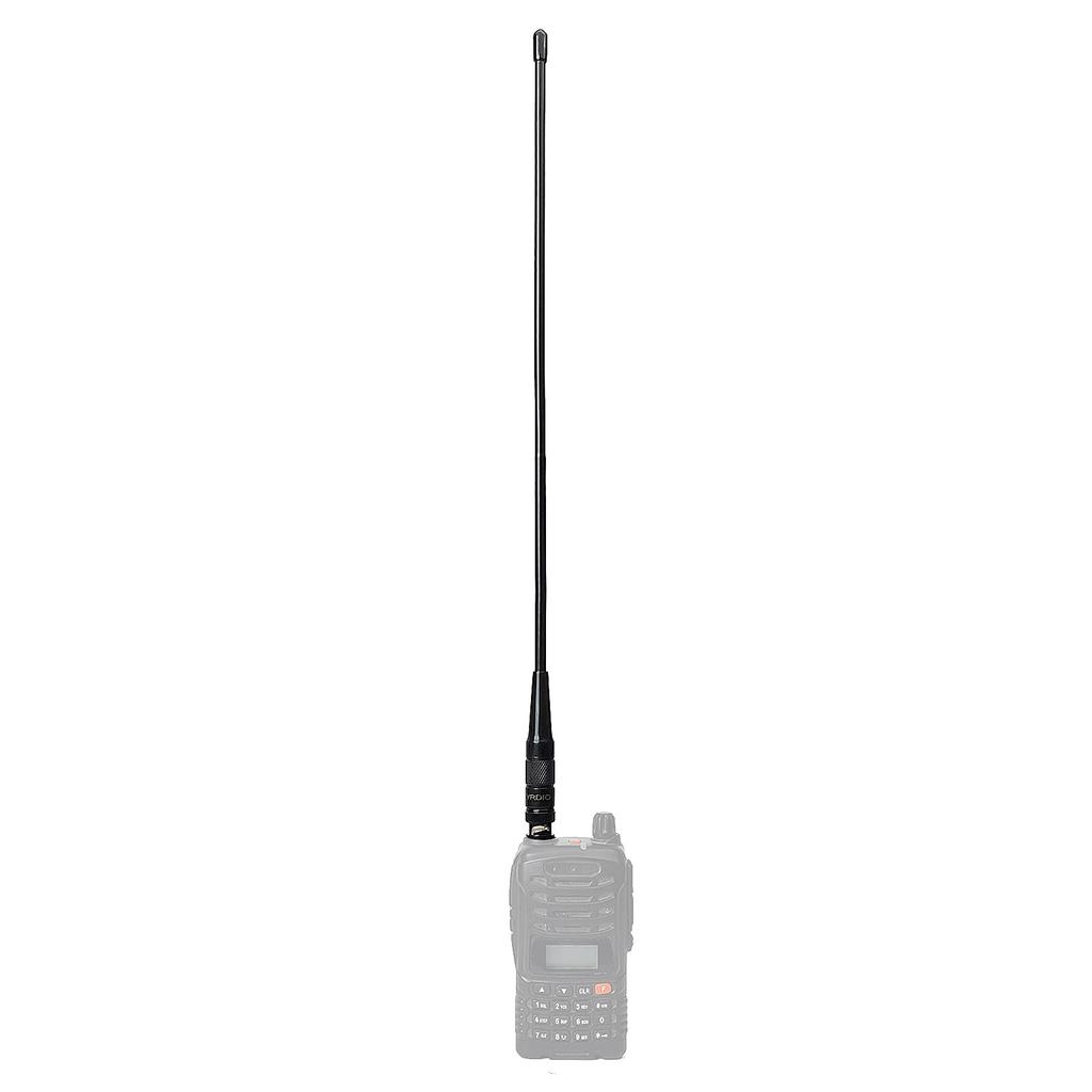 TWAYRDIO Wireless Antenna for Kenwood and Icom VHF UHF Dual Band BNC Type Flexible Handy Antenna for Radio Transceiver Transmitting and Receiving
