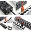 1/2 шт. 4/7 портов USB 2.0 светодиодный адаптер-концентратор с переключателем включения/выключения питания для ноутбука