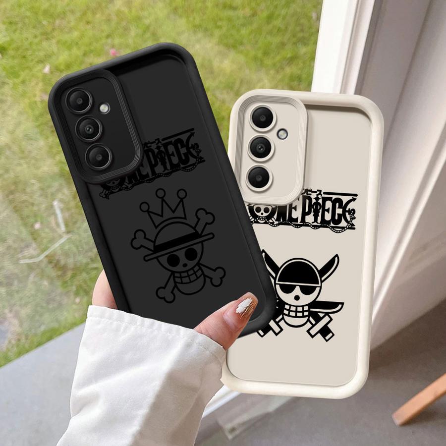 Чехол с логотипом аниме One Piece для Samsung Galaxy A23 A26 A32 A71 A72 A53 A54 A12 A13 A51 A73 A56 A35 A36 A34 A15 A16 Чехол для телефона