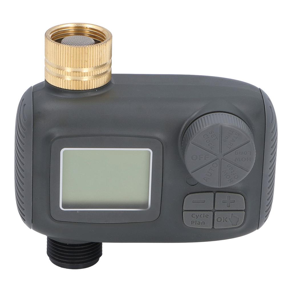 Таймер для шланга, латунь, 34 дюйма, вход, 1 выход, IP55, водонепроницаемый ЖК-дисплей для автоматического полива садового разбрызгивателя