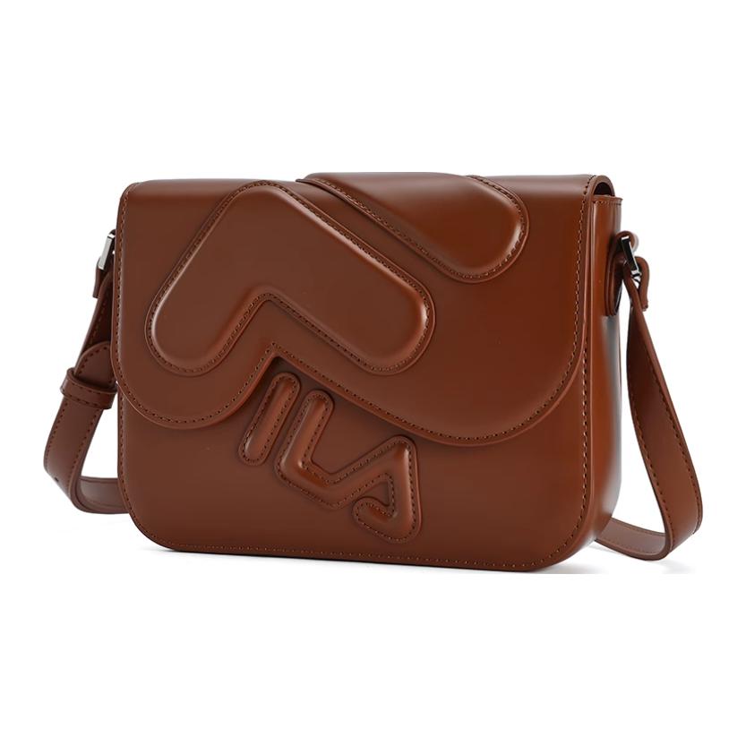 Fila Originale Embossed Logo Mini Shoulder Bag Women bags Wood-Brown F13W519171FBN
