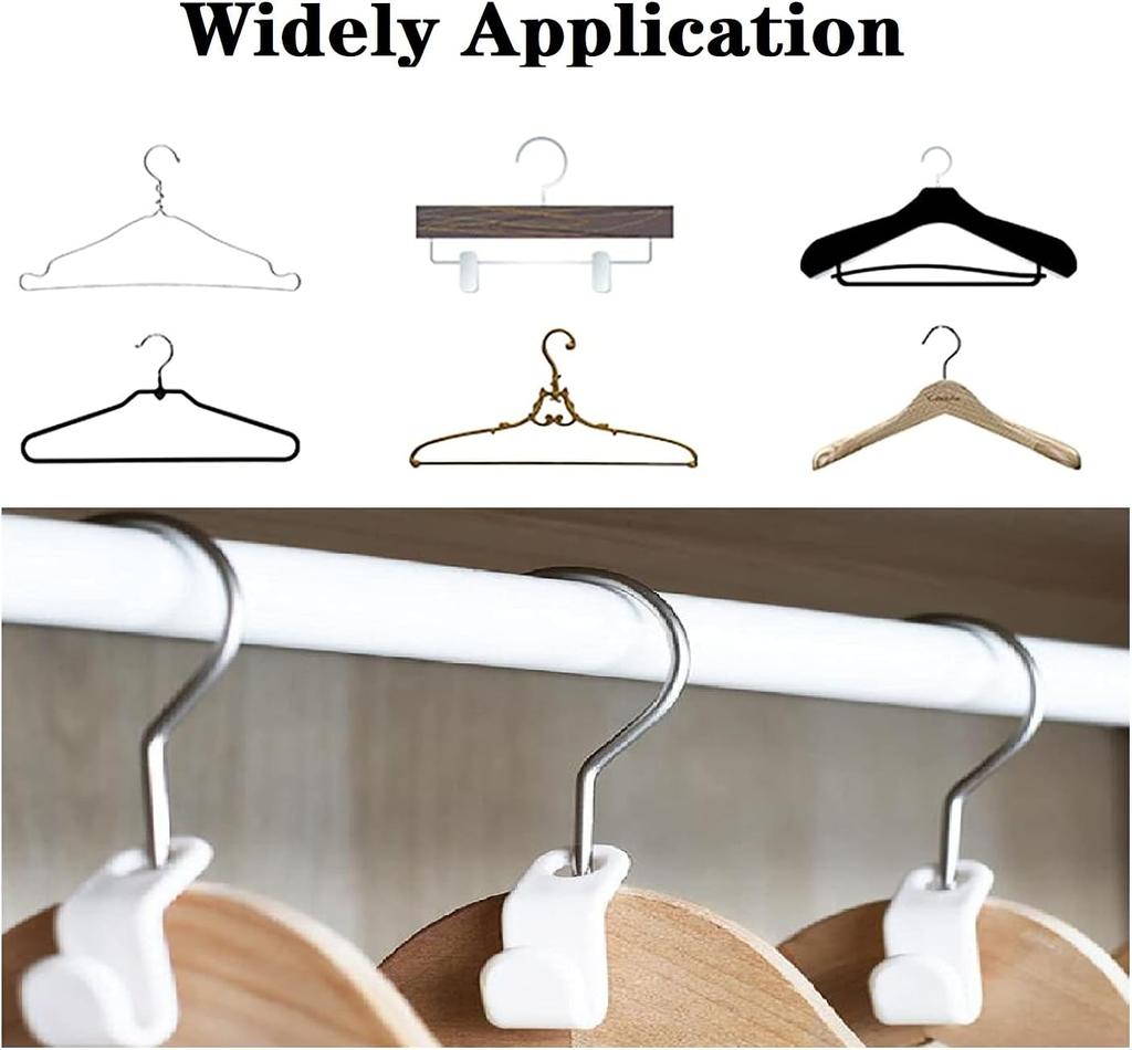 20 шт. крючки для вешалок для одежды, 10 шт. пластиковые каскадные вешалки для одежды, экономящий место органайзер для тяжелого шкафа