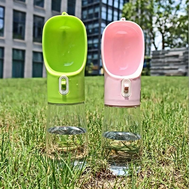 Портативная бутылка для воды для собак - герметичная бутылка для питья для домашних животных с миской для путешествий и активного отдыха
