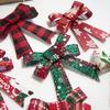 Декоративный рождественский бант для шкафа, прочный и устойчивый к выцветанию, портативный аксессуар для дизайнеров интерьера, для повседневного использования