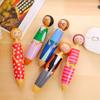 5Pcs/bag Plastic Ballpoint Pen Cartoon Doll Pen Cute Neutral Pen