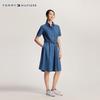 Tommy Hilfiger Women's Cotton Denim A-Line Shirt Dress