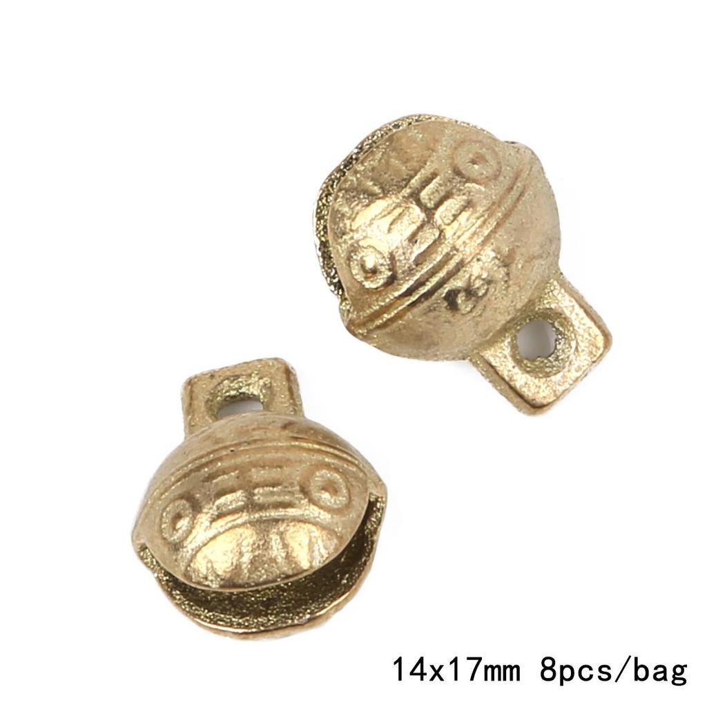 1-15 шт. латунный материал китайский колокольчик удачи подвеска для браслета ножной браслет изготовление кулона для домашнего животного