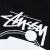 Stussy Летняя новая футболка с круглым вырезом из высококачественного хлопка 2025 года для мужчин и женщин с принтом доски для серфинга, парная футболка