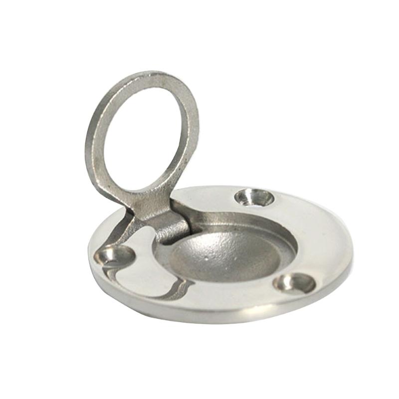 Кольцо с ручкой подъема для палубы из нержавеющей стали 316, дверные ручки для морской лодки, каравана, ручки для шкафа, утопленное кольцо для подъема