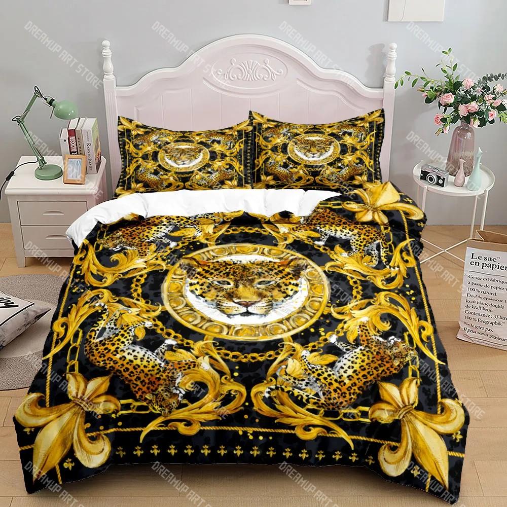 Комплект постельного белья Chains Baroque Pattern Bohemian Small Single Twin Double Queen King Size Комплект постельного белья для взрослых и детей Пододеяльник