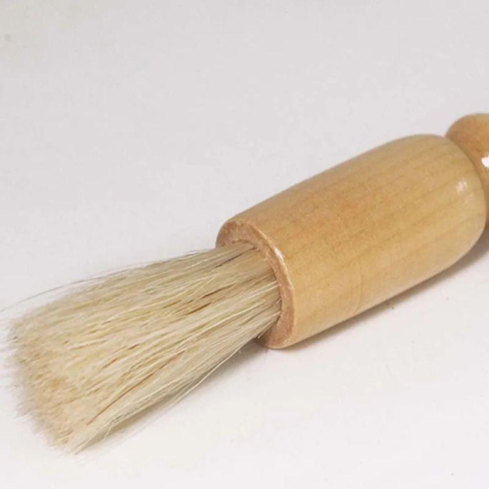 Nylon Coffee Brushes Wooden Handle Coffee Machine Cleaning Brush Coffee Brush Set Cleaning Tools