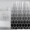 Large Wide Bathroom Shower Curtain Waterproof Bathroom Curtains Polyester Bath Curtain Bathtub Bathing Cover With 12 Hooks