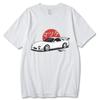 Футболки Harajuku Initial D, футболка унисекс большого размера, летняя футболка унисекс в стиле хип-хоп, забавная футболка GTR Vaporwave JDM с принтом автомобиля, повседневные топы унисекс