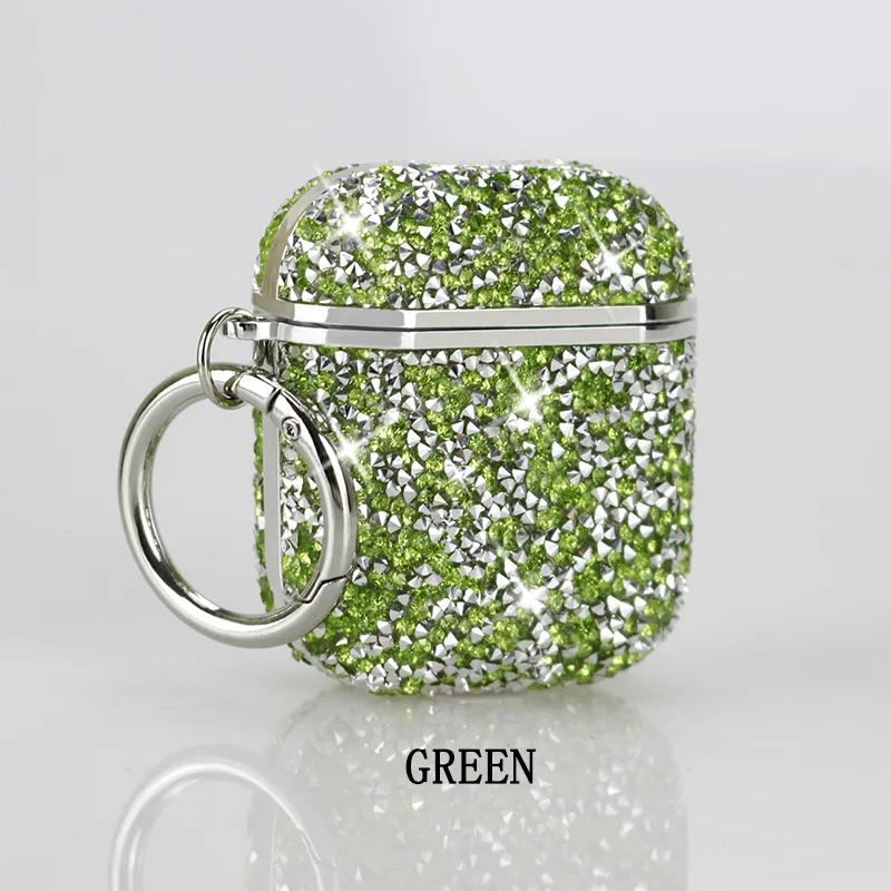 Case for AirPods Pro3 AirPods 4 3 2 1 Pro 2 Bling Glitter Diamond Sparkly Protective Cover With Ring for Women Girls