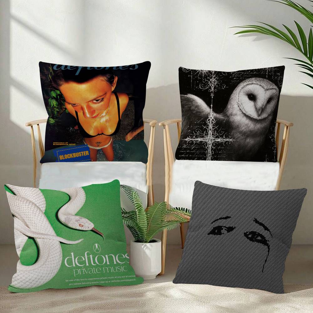 Band album DDeftones COOL  pillow cover sofa cushion cover home room decoration children gift