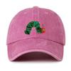 The Very Hungry Caterpillar Printed Cap Retro Aesthetic Music sun helmet Vintage Style Unisex baseball cap