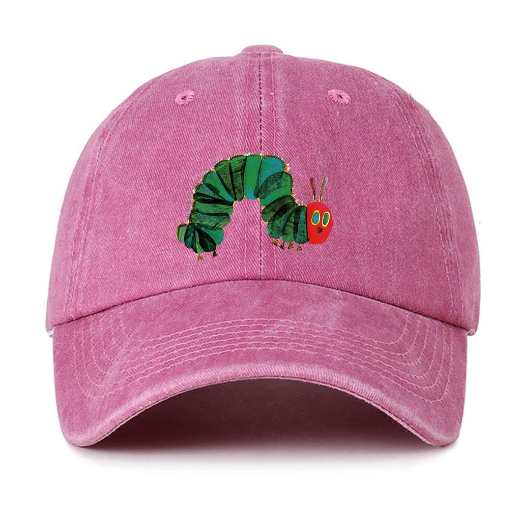 The Very Hungry Caterpillar Printed Cap Retro Aesthetic Music sun helmet Vintage Style Unisex baseball cap