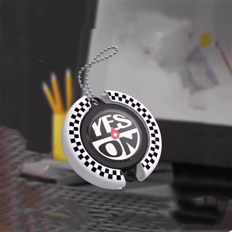 Веселая игрушка-антистресс Колесо Судьбы Брелок 1-4 шт. Вращающийся Компас Принятие Решений Модный Настольный Декор Снятие Стресса Подарок для Взрослых