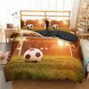 3D Soccer Bedding Duvet Cover Set 3 Piece Comforter Cover For Teen Boys Sports Football Microfiber  Queen/King Size Quilt Cover