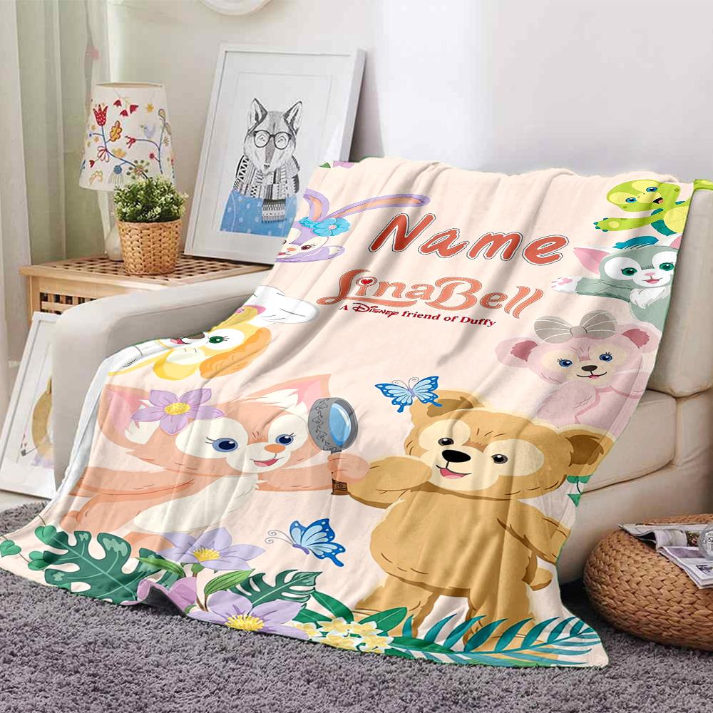 Custom Name Princesses Together blanket for Couch & Bed, Plush Cozy Fuzzy Blanket Super Soft & Warm Blankets for Fall and Winter. 0908120