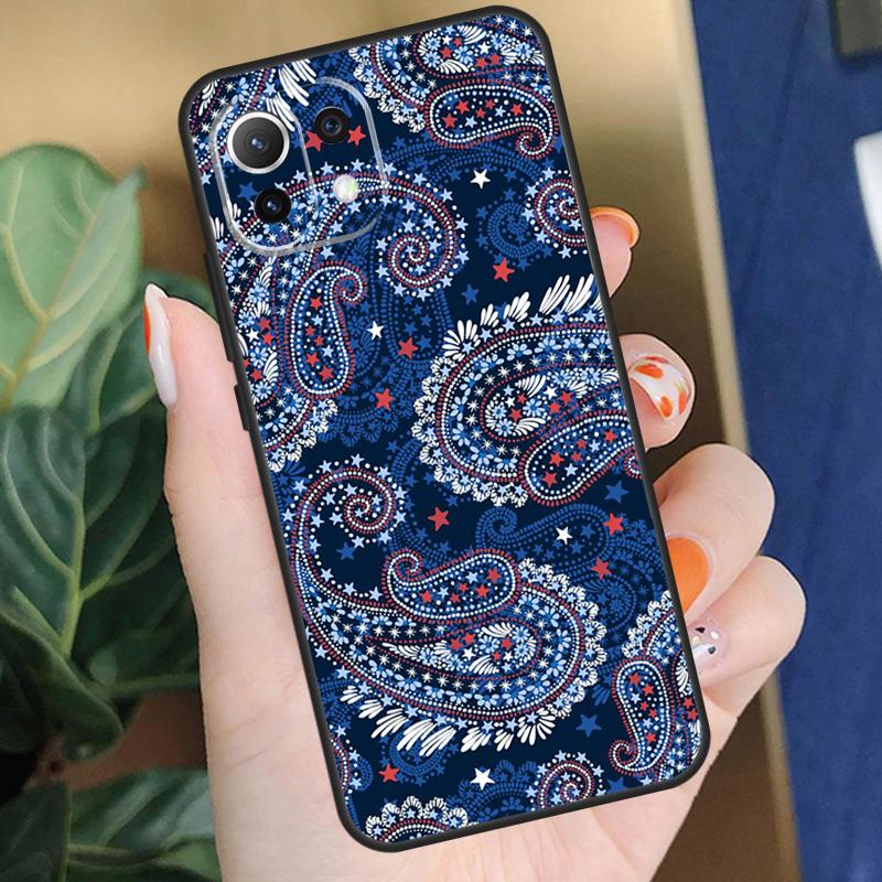 Чехол с узором пейсли для Xiaomi 17 Pro Max 14 15 Ultra 13T 14T 15T Pro POCO F8 F7 F5 F6 X5 X6 X7 Pro