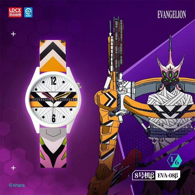 Оригинальные часы серии WEART Neon Genesis Evangelion, фигурки из аниме, коллекционные украшения, подарок на день рождения для фанатов