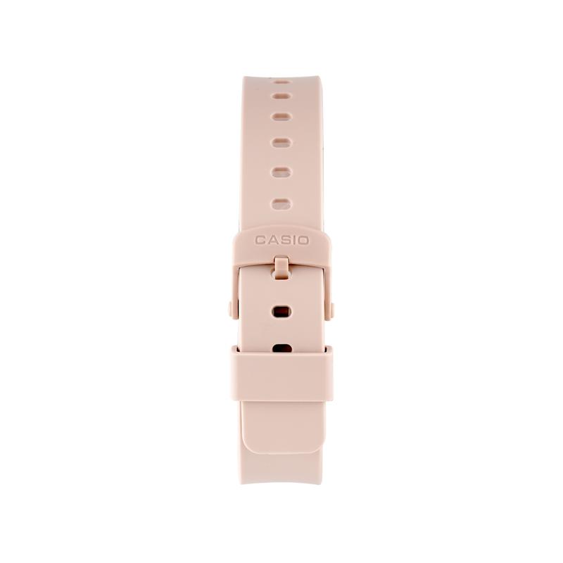 Casio Серия VINTAGE-L Цифровой дисплей Модные Классический Кварцевый механизм Ремешок из смолы Японские и Корейские Часы Женские Часы Розовые LW-204-4ADF
