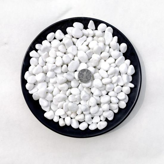 1 Set Stone Decor Multi-use Smooth Surface Natural Irregular Shape Stone Chip Decor for Handicrafts