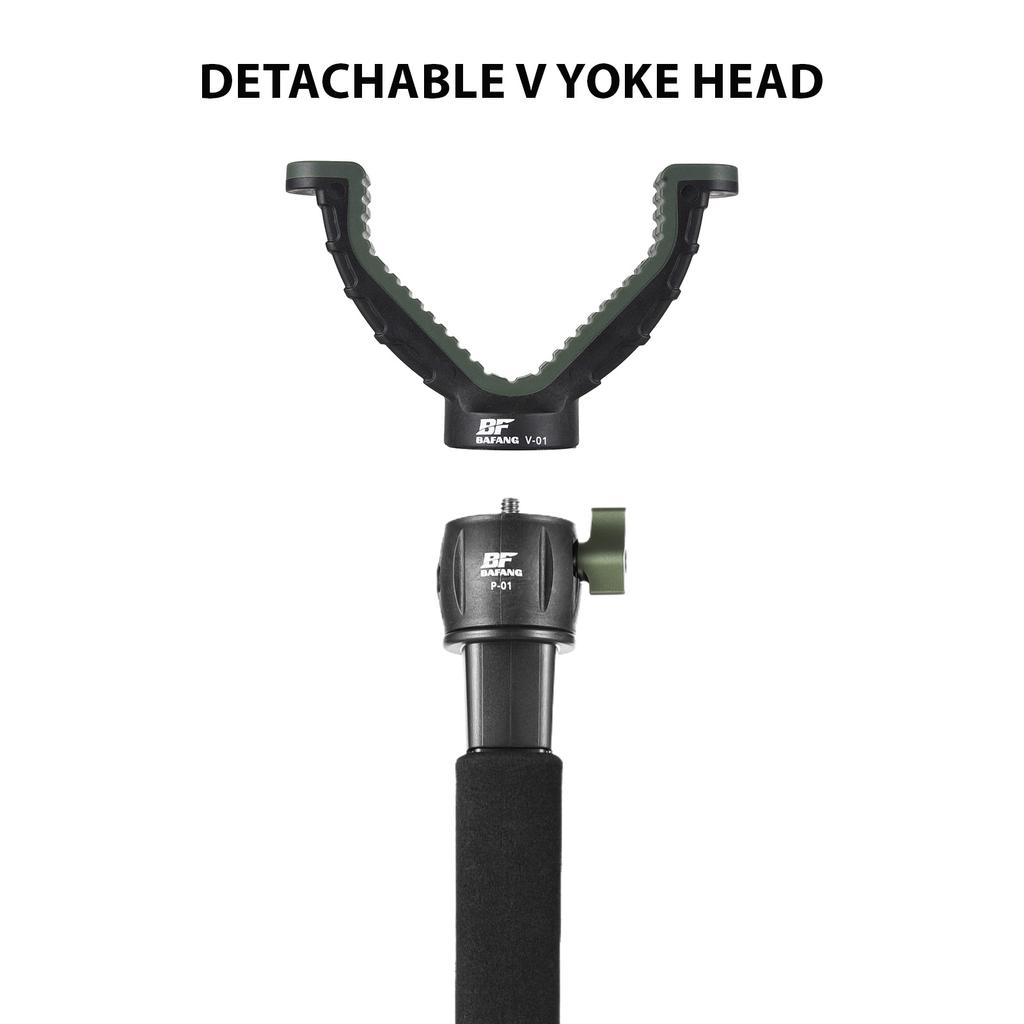 BAFANG P-01 Photography Monopod Stand 52-140 Cm/ 20.5-55 Inch Extendable Monopod Bracket Aluminum