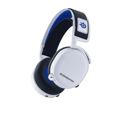 Игровая гарнитура STEELSERIES Arctis 7P+ (ПС5/ПС4, ПК) - Беспроводное соединение, объемный звук 7.1, время автономной работы 30 часов