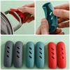 1 пара силиконовых ручек Силиконовые ручки для крышек кастрюль, устойчивые к ожогам и скольжению Изоляционные зажимы для перчаток Кухонные принадлежности Инструменты