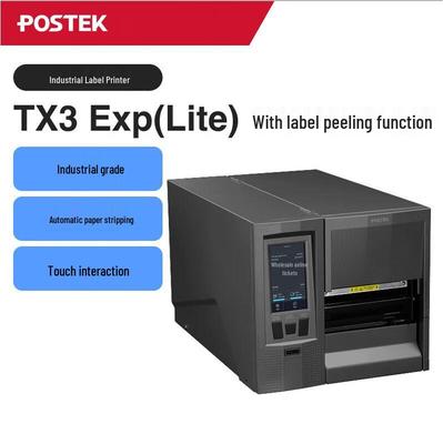 Промышленный принтер этикеток со штрих-кодами Postek серии TX с сенсорным экраном, штекер CN (адаптер в комплекте)