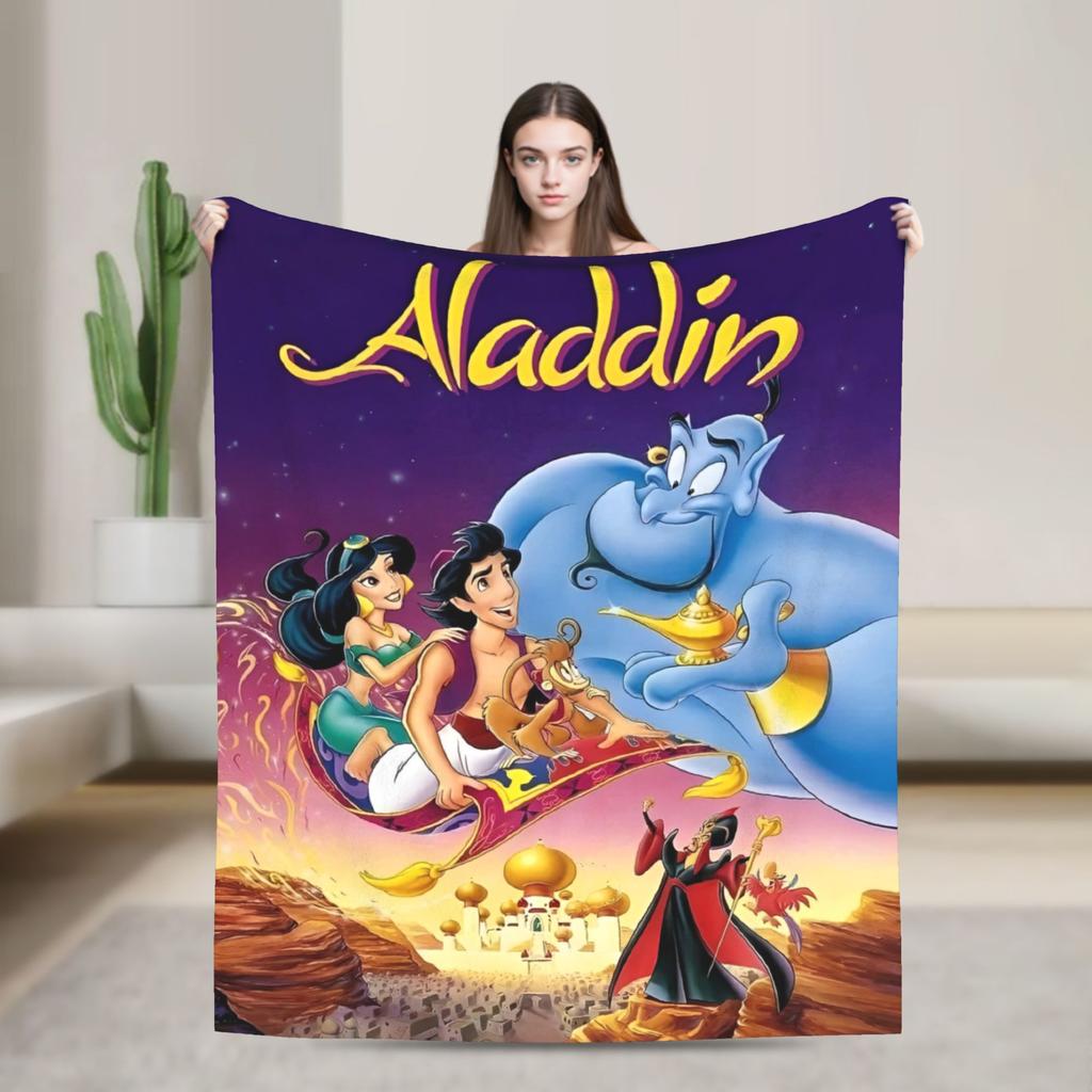 Aladdin Jasmine Cartoon Blanket Quality Soft Warm Bedding Throws Winter Airplane Travel Couch Chair Funny Bedspread