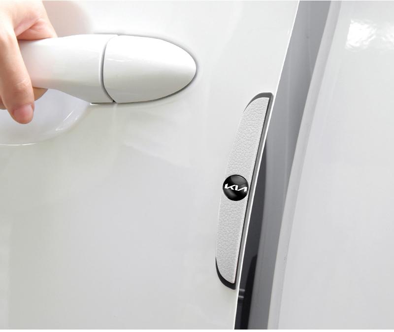 BXBPN1 4Pcs Car Anti-Collision Strip Car Door Anti-Scratch Protector Stickers For Kia Morning Picanto Rio Ray Sorento XCeed Soul Cerato