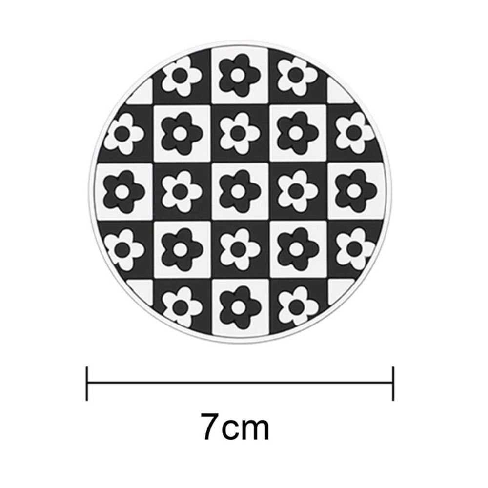 Houndstooth Auto Cup Holder Heat Resistance Water Cup Cushion Car Mug Coaster Decor Accessories