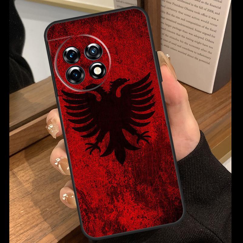 Albania Flag Case For OnePlus 15 R 13T 13R 12R 10T 8T 13 12 11 9 10 Pro Nord 5 CE 4 2 3 Lite N20 N30 Cover
