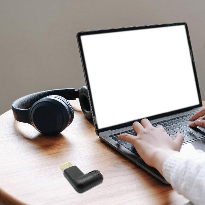 Portable DC7955 Female to Square Port Male Converter Adapter Power Conversion Head for Various Laptops Brands