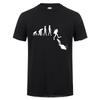 Diving Evolution T Shirt Men Cotton Funny Diver T-shirt Man Clothing High Street Camiseta Basic Tops Fitness T Shirt Streetwear