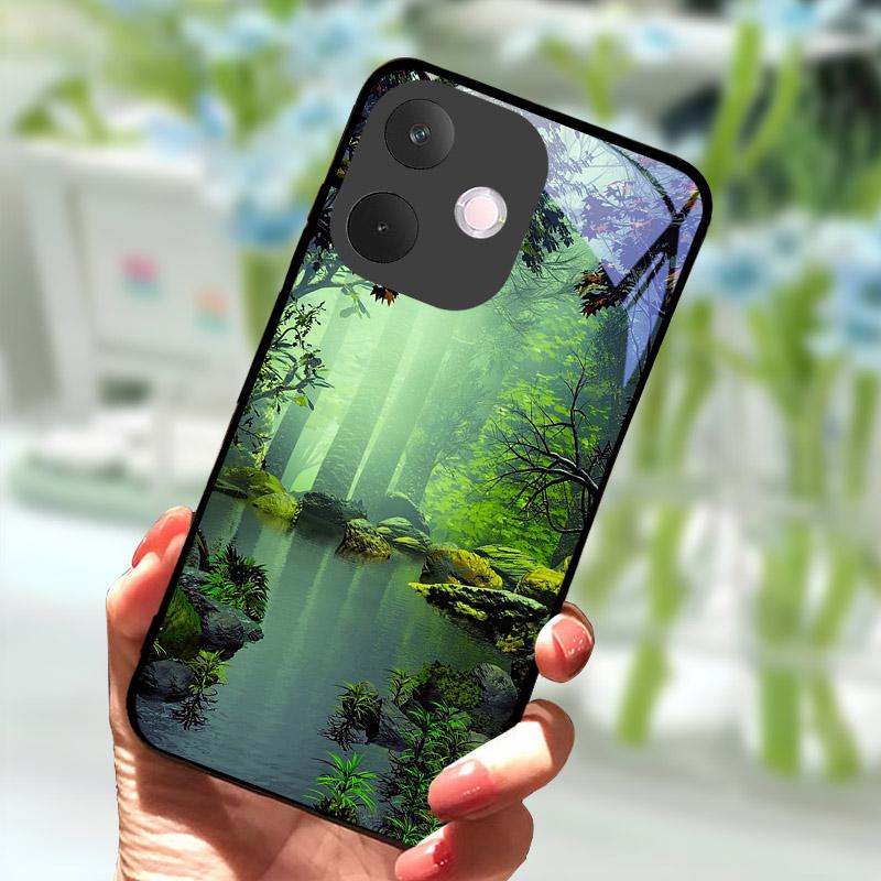 Чехол для телефона OPPO A5 Pro 5G A5Pro Защита от падений Защита камеры Закаленное стекло Задняя крышка Для OPPO A 5 Pro CPH2695 Fundas