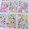 Colorful Diamond 3D Mini Stickers - DIY Acrylic Decorations for Kids & Students