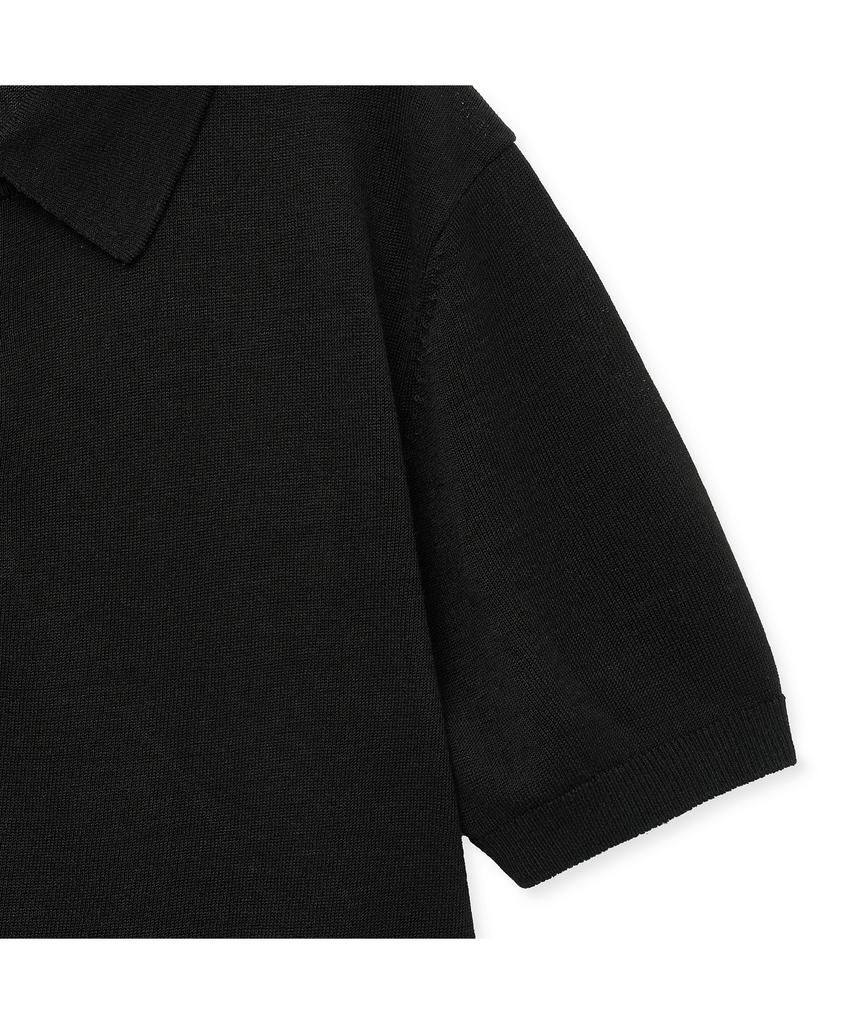 IOLO Solid Silky Half Collar_Black