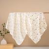 Cartoon Baby Newborn Swaddling Infant Cotton Gauze Bath Towel Animal Flowers Soft Stroller Blanket Muslin Diaper Wrap Cloth
