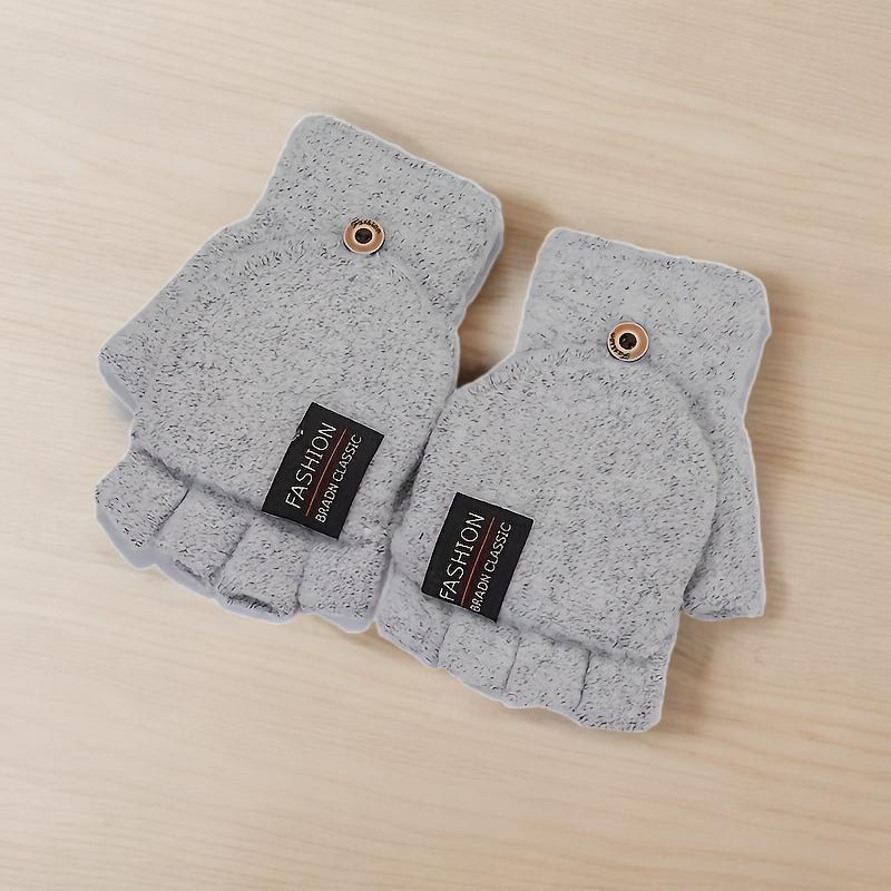 1 USB-порт, 5-вольтовые электрические перчатки с подогревом и откидным дизайном на полпальца - 5 пальцев с подогревом тыльной стороны ладони, идеально подходят для зимнего использования в офисе с компьютерами