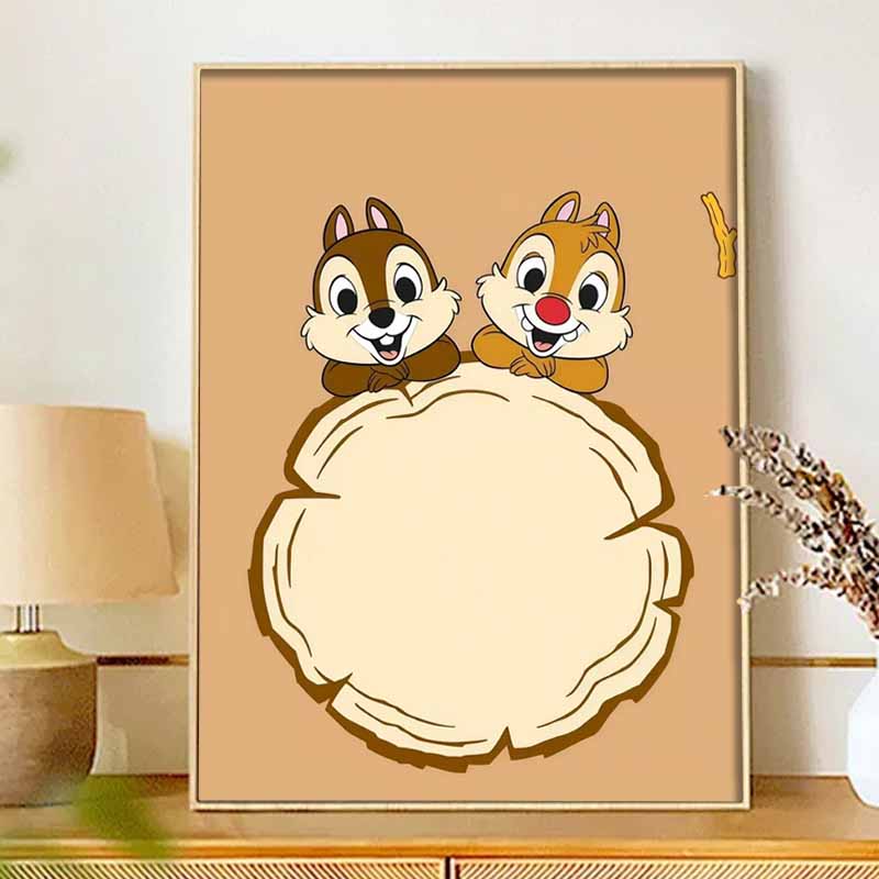 Disney Diamond Art Painting Chipmunk Home Wall Decor Crafts Adult/Beginner Gift Ideas Creative Home Decor