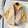 Women's Fall and Winter Loose Short Section Corduroy Vest Solid Color Comfortable Jacket