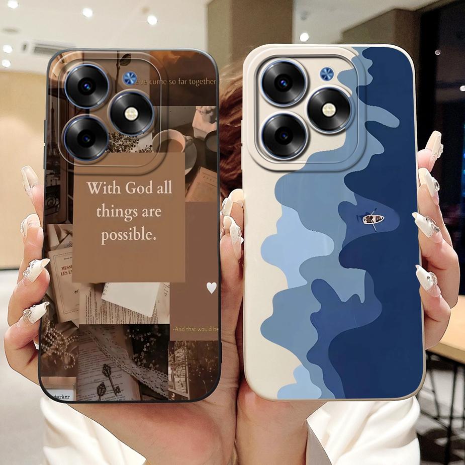 Чехол для Tecno Spark 20C Spark20 Pro KJ6 Новый модный чехол с рисунком-конфетой Ударопрочный чехол для телефона Для Tecno Spark 20 Pro Plus Корпус